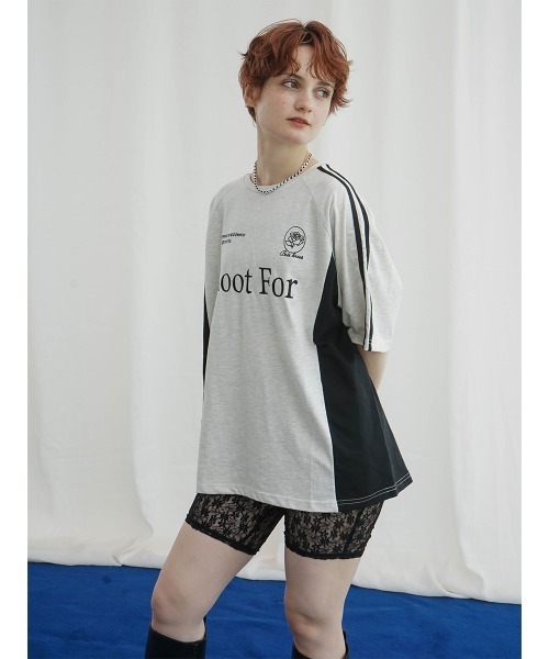 :ETHROF(イーサオブ)の「UNIFORM T-SHIRT(Tシャツ/カットソー・レディース・ベージュ/ネイビー・FREE)」の22枚目の写真