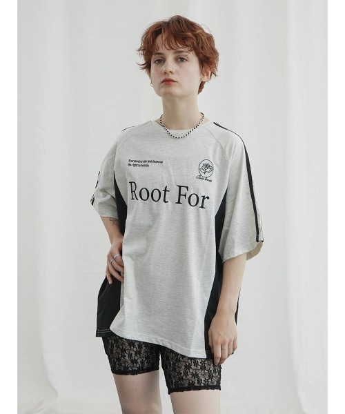 :ETHROF(イーサオブ)の「UNIFORM T-SHIRT(Tシャツ/カットソー・レディース・ベージュ/ネイビー・FREE)」の21枚目の写真