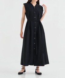 【THE TOKYO/ザトウキョウ】Light Washable Wool Shirts One-Piece/ライトウォッシャブルシャツワンピース