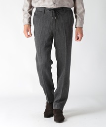 MEN'S BIGI | デニム調ツイードストレッチパンツ(スラックス)