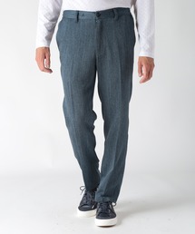 MEN'S BIGI | デニム調ツイードストレッチパンツ(スラックス)