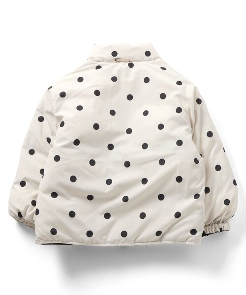 apres les cours（アプレレクール）の「バラエティリバーシブル中綿ジャケット_ウォッシャブル（ダウンジャケット/コート・キッズ・ラベンダー/ネイビー/ブラウン/ピンク/ブラック・80/90/100/110/120/130/140）」の8枚目の写真