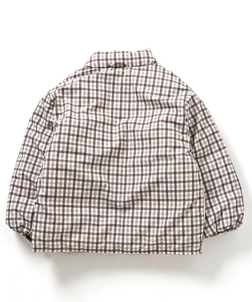 apres les cours（アプレレクール）の「バラエティリバーシブル中綿ジャケット_ウォッシャブル（ダウンジャケット/コート・キッズ・ラベンダー/ネイビー/ブラウン/ピンク/ブラック・80/90/100/110/120/130/140）」の9枚目の写真