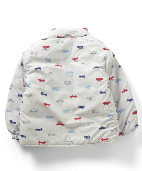 apres les cours（アプレレクール）の「バラエティリバーシブル中綿ジャケット_ウォッシャブル（ダウンジャケット/コート・キッズ・ラベンダー/ネイビー/ブラウン/ピンク/ブラック・80/90/100/110/120/130/140）」の11枚目の写真