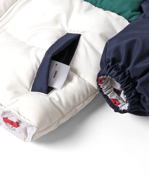 apres les cours（アプレレクール）の「バラエティリバーシブル中綿ジャケット_ウォッシャブル（ダウンジャケット/コート・キッズ・ラベンダー/ネイビー/ブラウン/ピンク/ブラック・80/90/100/110/120/130/140）」の14枚目の写真