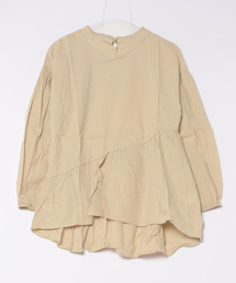 almost ready（オルモストレディー）の「【almost ready/オールモストレディ】ボリューム袖アシンメトリーブラウス/ボリュームスリーブ（シャツ/ブラウス）」
