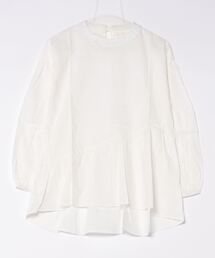 almost ready（オルモストレディー）の「【almost ready/オールモストレディ】ボリューム袖アシンメトリーブラウス/ボリュームスリーブ（シャツ/ブラウス）」