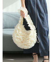 LADYMADE | ラメチュールフリルドロストバッグ(ショルダーバッグ)