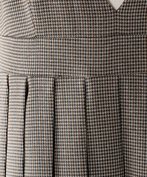 INTER FACTORY(インターファクトリー)の「mero - 前後2wayプリーツジャンパースカート made in INTER FACTORY(ジャンパースカート・レディース・ブラック/ブラウン・FREE)」の18枚目の写真