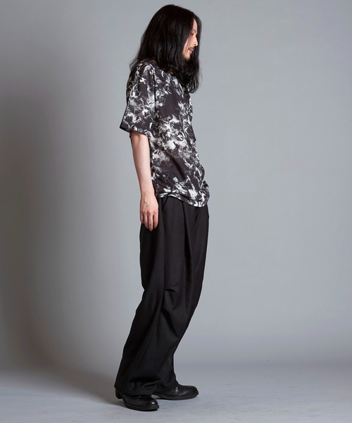 NO ID.（ノーアイディ）の「【NO ID.】Mural Print Big T-Shirt / Mural プリント ビッグ Tシャツ（Tシャツ/カットソー・メンズ・その他/ブラック・ONE SIZE）」の15枚目の写真