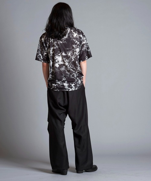 NO ID.（ノーアイディ）の「【NO ID.】Mural Print Big T-Shirt / Mural プリント ビッグ Tシャツ（Tシャツ/カットソー・メンズ・その他/ブラック・ONE SIZE）」の16枚目の写真