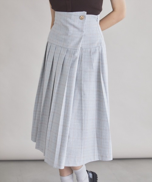 セール】ロースイッチングプリーツスカート（スカート）｜REDYAZEL