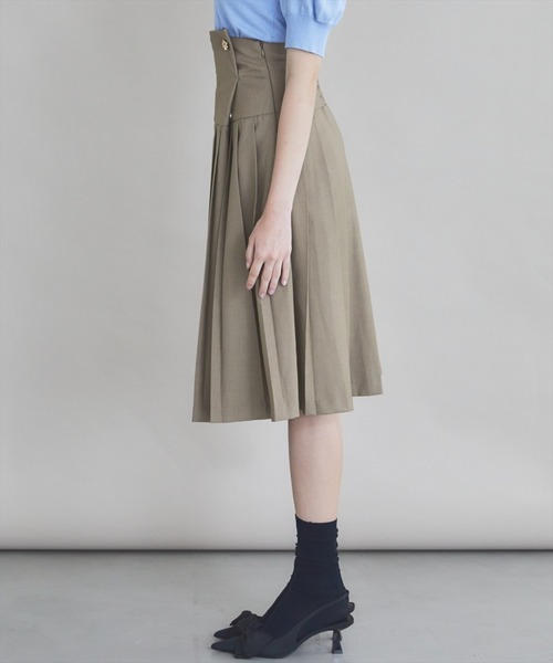 セール】ロースイッチングプリーツスカート（スカート）｜REDYAZEL