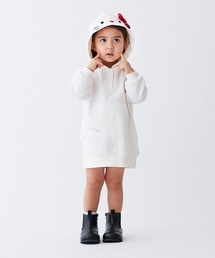 petit main | 【オーガビッツ】キティパーカーワンピース(ワンピース)