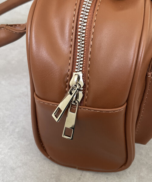 Thevon（ゼボン）の「アウトポケットハンドルトート（ボストンバッグ・レディース・ブラック/ブラウン/レッド系その他・FREE）」の11枚目の写真