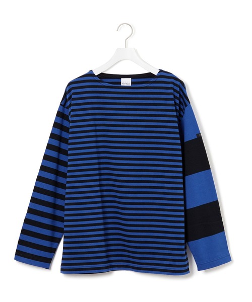 ADAM ET ROPE'(アダムエロペ)の「【G.F.G.S. for ADAM ET ROPE'】 別注ボートネックボーダー(Tシャツ/カットソー・レディース・ブルー/ブラック/レッド・FREE)」の15枚目の写真