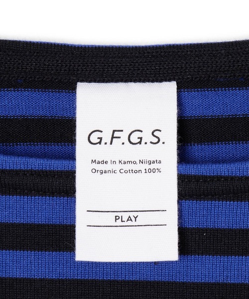 ADAM ET ROPE'(アダムエロペ)の「【G.F.G.S. for ADAM ET ROPE'】 別注ボートネックボーダー(Tシャツ/カットソー・レディース・ブルー/ブラック/レッド・FREE)」の21枚目の写真