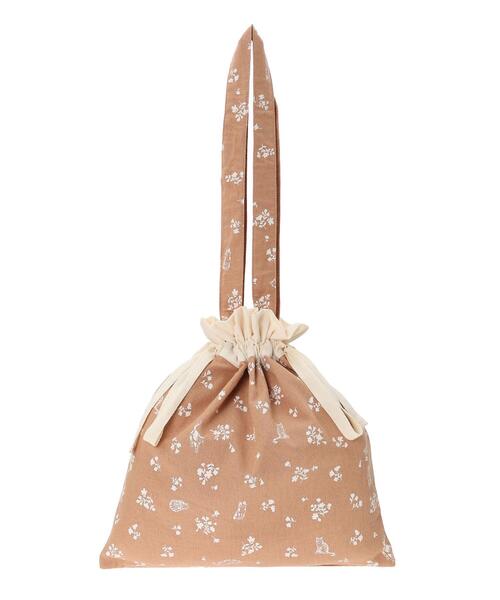 Et grenier by Samansa Mos2（エグルニエバイサマンサモスモス）の「猫と過ごす総柄プリントトートバック（ルームウェア/パジャマ・レディース・グレー/キナリ/オレンジ・F）」の3枚目の写真