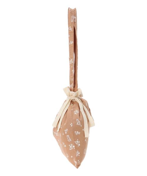 Et grenier by Samansa Mos2（エグルニエバイサマンサモスモス）の「猫と過ごす総柄プリントトートバック（ルームウェア/パジャマ・レディース・グレー/キナリ/オレンジ・F）」の10枚目の写真