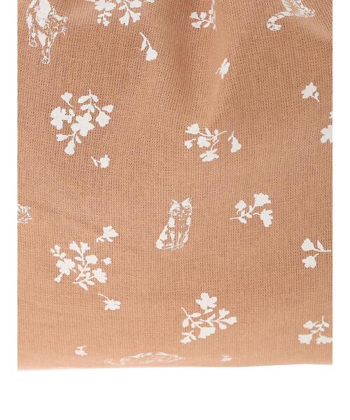 Et grenier by Samansa Mos2（エグルニエバイサマンサモスモス）の「猫と過ごす総柄プリントトートバック（ルームウェア/パジャマ・レディース・グレー/キナリ/オレンジ・F）」の6枚目の写真