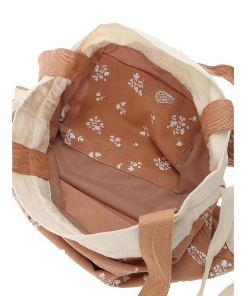 Et grenier by Samansa Mos2（エグルニエバイサマンサモスモス）の「猫と過ごす総柄プリントトートバック（ルームウェア/パジャマ・レディース・グレー/キナリ/オレンジ・F）」の7枚目の写真