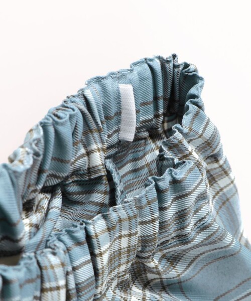 BRANSHES（ブランシェス）の「【おそろい】チェックプリーツスカート（スカート・キッズ・ベージュ/ブルー・140/150/90/100/110/120/130）」の5枚目の写真