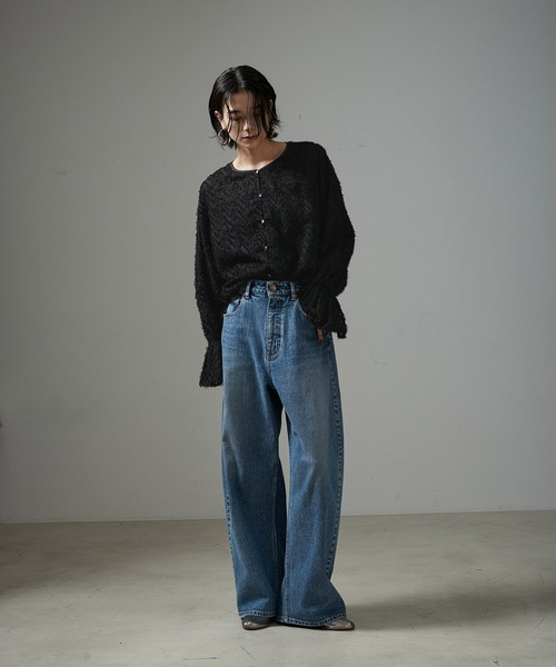 【セール】【WEB限定】前後2WAYモンターニュジャガードブラウス（シャツ/ブラウス）｜SALON adam et rope'（サロン アダム エ ロペ）