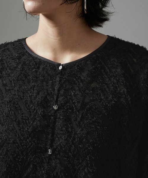 【セール】【WEB限定】前後2WAYモンターニュジャガードブラウス（シャツ/ブラウス）｜SALON adam et rope'（サロン アダム エ ロペ）