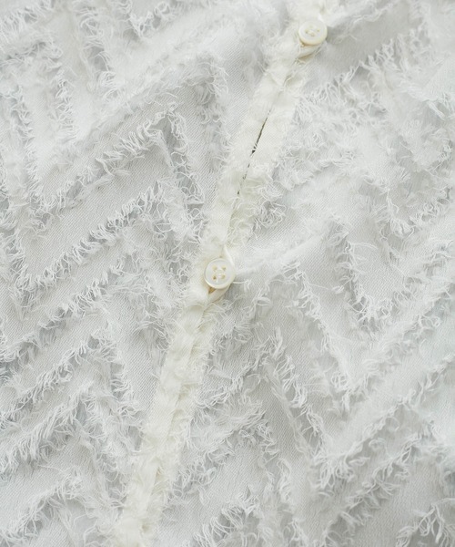 【セール】【WEB限定】前後2WAYモンターニュジャガードブラウス（シャツ/ブラウス）｜SALON adam et rope'（サロン アダム エ ロペ）