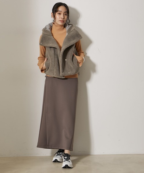 NERGY(ナージー)の「フェイクファーベスト(その他アウター・レディース・ホワイト/ベージュ系その他・FREE)」の3枚目の写真