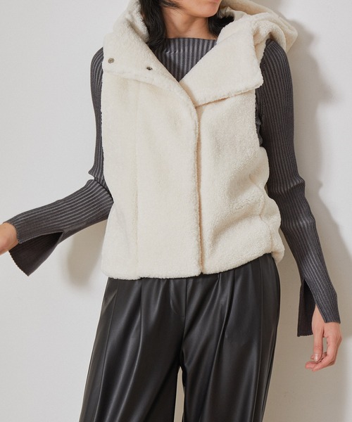 NERGY(ナージー)の「フェイクファーベスト(その他アウター・レディース・ホワイト/ベージュ系その他・FREE)」の15枚目の写真