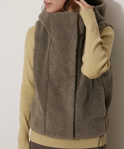 NERGY(ナージー)の「フェイクファーベスト(その他アウター・レディース・ホワイト/ベージュ系その他・FREE)」の21枚目の写真