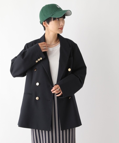 LEPSIM(レプシィム)の「Wブレストブレザー 130060(テーラードジャケット・レディース・ダークネイビー・FREE)」の13枚目の写真