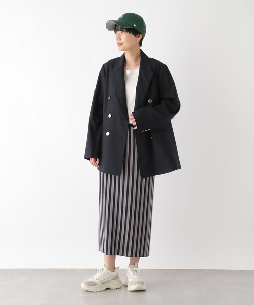 LEPSIM(レプシィム)の「Wブレストブレザー 130060(テーラードジャケット・レディース・ダークネイビー・FREE)」の14枚目の写真