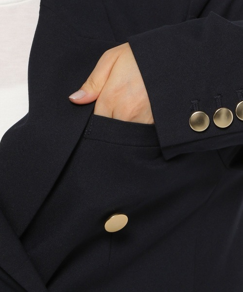 LEPSIM(レプシィム)の「Wブレストブレザー 130060(テーラードジャケット・レディース・ダークネイビー・FREE)」の21枚目の写真