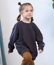 BIG FIELD（ビッグフィールド）の「無地ダメージスウェット（スウェット・キッズ）」