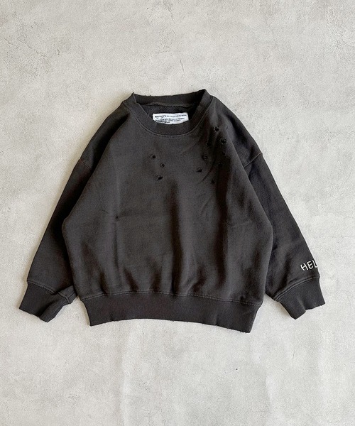 BIG FIELD（ビッグフィールド）の「無地ダメージスウェット