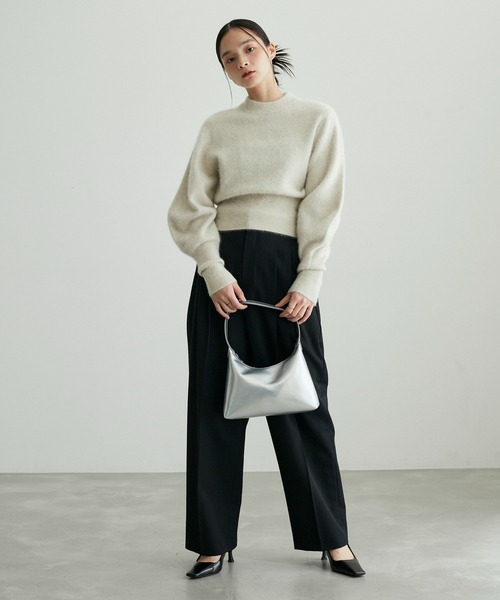 ADAM ET ROPE'(アダムエロペ)の「【STANDOIL(スタンドオイル)】 Plump Bag(ハンドバッグ・レディース・ブラック/ピンク/シルバー/クリーム・FREE)」の15枚目の写真