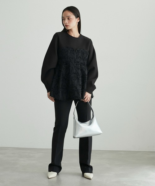 ADAM ET ROPE'(アダムエロペ)の「【STANDOIL(スタンドオイル)】 Plump Bag(ハンドバッグ・レディース・ブラック/ピンク/シルバー/クリーム・FREE)」の16枚目の写真