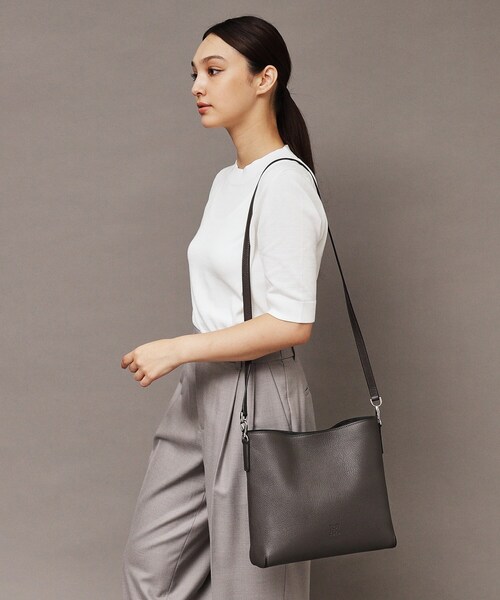 プリマCMH】2WAY レザーショルダーバッグ M 本革（商品番号：P25-35402