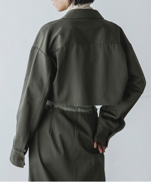 DOUBLE STANDARD CLOTHINGミリタリージャケット美品✨ MAISON SPECIAL ジャケット テーラードジャケット 「UNISEX
