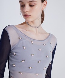 SORIN | Rose Motif Bicolor Top(Tシャツ/カットソー)