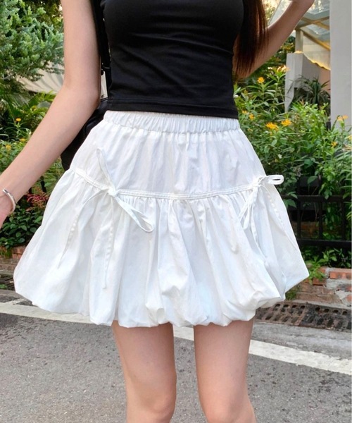 SEE BY CHLOE ウエストリボンフレアミニスカート SEE BY CHLOE ウエストリボンフレアミニスカート （SEE BY CHLOE