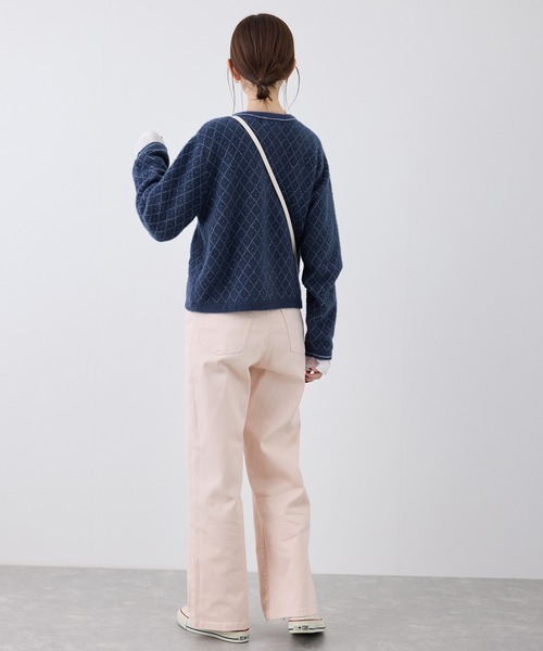 ROPE' PICNIC(ロペピクニック)の「金ボタンフェザーラメニットカーディガン(カーディガン/ボレロ・レディース・イエロー系その他3/キナリ/ブルー系その他・38)」の22枚目の写真