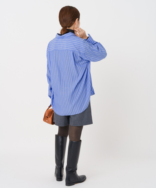 IENA(イエナ)の「ウォッシャブルウールショートパンツ(その他パンツ・レディース・チャコールグレー/ブラック・36/38)」の9枚目の写真