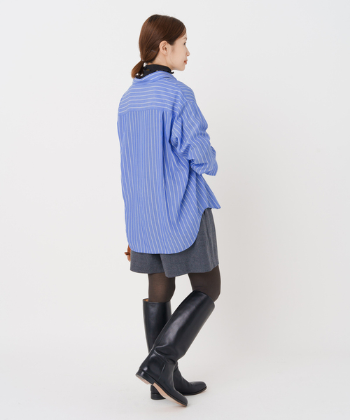IENA(イエナ)の「ウォッシャブルウールショートパンツ(その他パンツ・レディース・チャコールグレー/ブラック・36/38)」の10枚目の写真