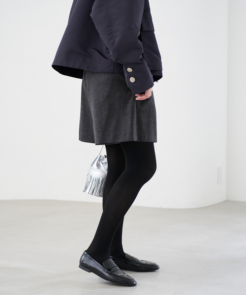 IENA(イエナ)の「ウォッシャブルウールショートパンツ(その他パンツ・レディース・チャコールグレー/ブラック・36/38)」の14枚目の写真