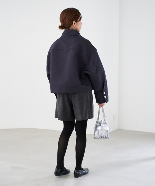 IENA(イエナ)の「ウォッシャブルウールショートパンツ(その他パンツ・レディース・チャコールグレー/ブラック・36/38)」の18枚目の写真