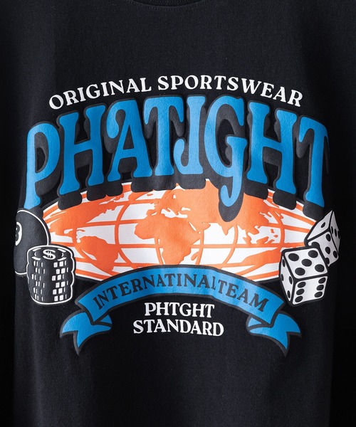 UNIIT(ユニット)の「【DESERT SPORTSWEAR/デザートスポーツウェア】ビックシルエット 袖プリント グラフィック ロンT(Tシャツ/カットソー・メンズ・ブラック/パープル/ホワイト・X-LARGE/LARGE/MEDIUM)」の7枚目の写真