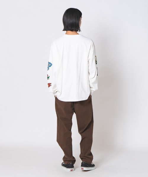 UNIIT(ユニット)の「【DESERT SPORTSWEAR/デザートスポーツウェア】ビックシルエット 袖プリント グラフィック ロンT(Tシャツ/カットソー・メンズ・ブラック/パープル/ホワイト・X-LARGE/LARGE/MEDIUM)」の19枚目の写真